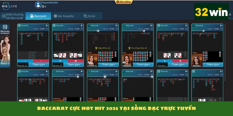 Baccarat cực hot hit 2025 tại sòng bạc trực tuyến