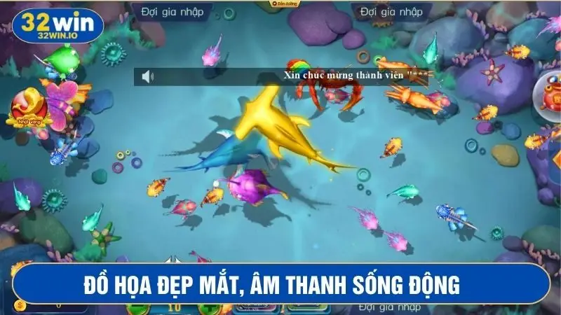 Đồ họa và âm thanh sống động tựa đại dương thực 
