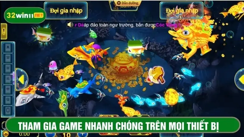 Gia nhập game bắn cá đổi thưởng cực nhanh với mọi thiết bị cá nhân 