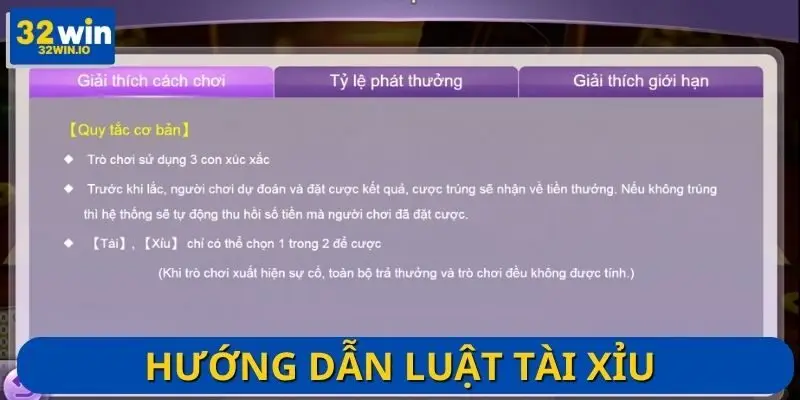 Luật chơi tài xỉu chi tiết và dễ hiểu nhất
