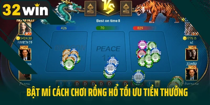 Bật mí cách chơi rồng hổ tối ưu tiền thưởng
