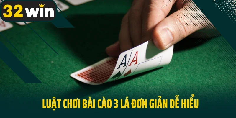 Luật chơi bài cào 3 lá đơn giản dễ hiểu
